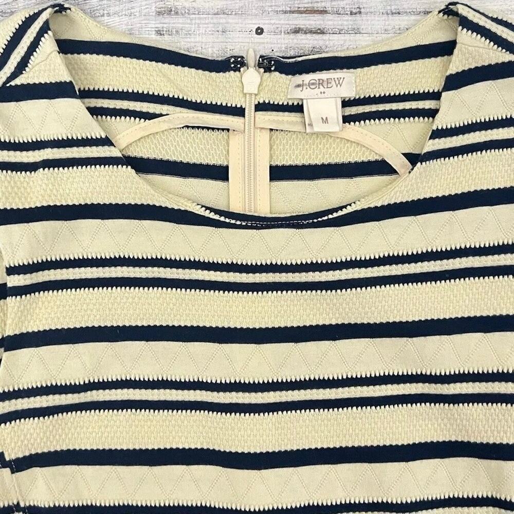 J. Crew Factory Navy Ivory Stripe Sleeveless Fit & Flare Dress Size M
Preppy - Picture 4 of 7